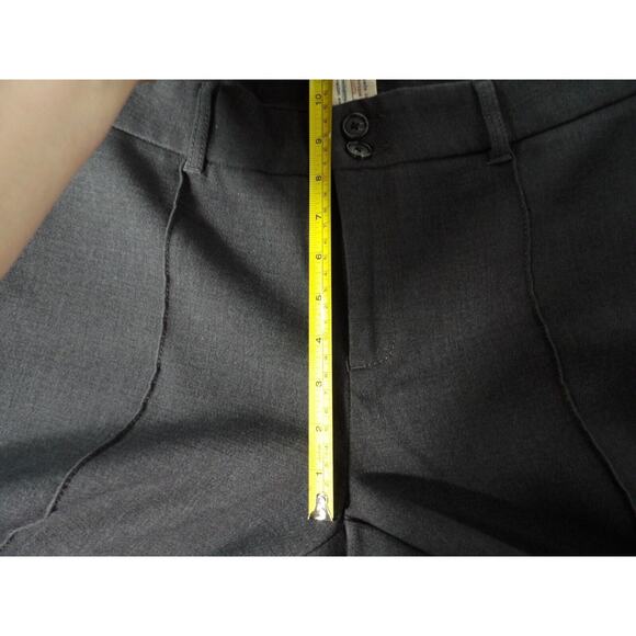 Cartonnier Anthropologie Charlie Ankle Pants Sz 14 Charcoal Gray Career Office - Picture 10 of 13